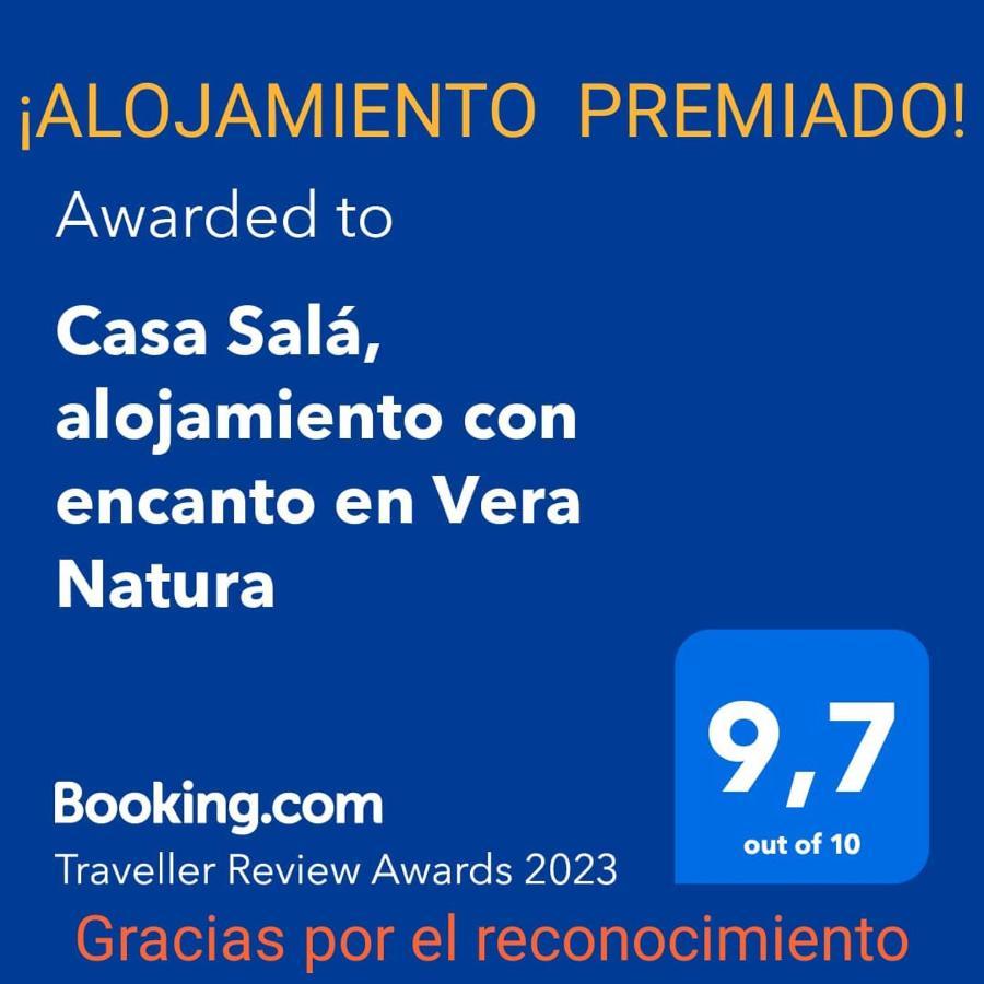 Casa Sala, Alojamiento Con Encanto En Vera Natura Zewnętrze zdjęcie